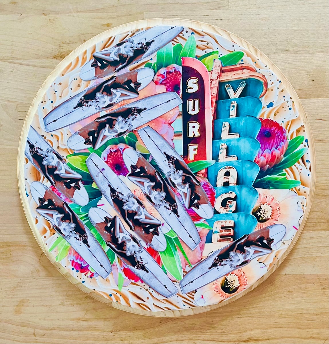 Surf Village by Cristina Sayers 