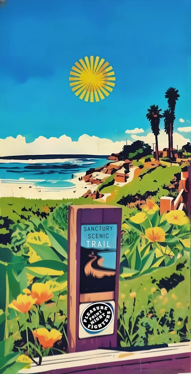 PLEASURE POINT PATH by Cristina Sayers, Image 3.