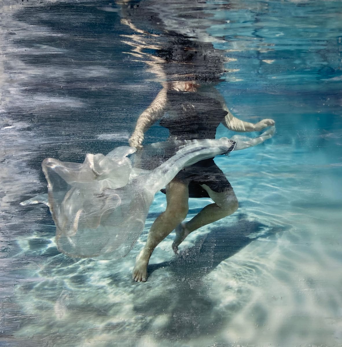 Asherah - sea nymth who walks  the sea by Saltwater Fine Art | Susan J Roche, artist, Image 1.