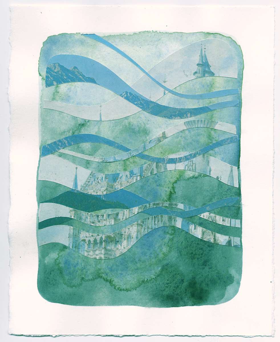 mountain castle by Corrina Ulrich 