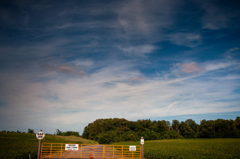 Sand pit road gate by Kate Brogdon 