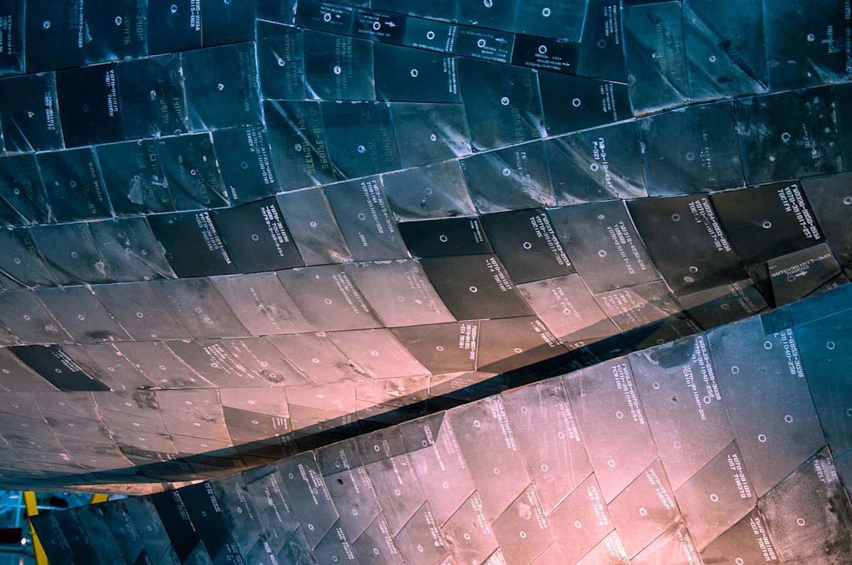 Space shuttle tiles by Kate Brogdon 