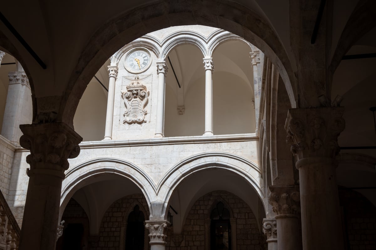 Dubrovnik Rector's Palace courtyard by Kate Brogdon 