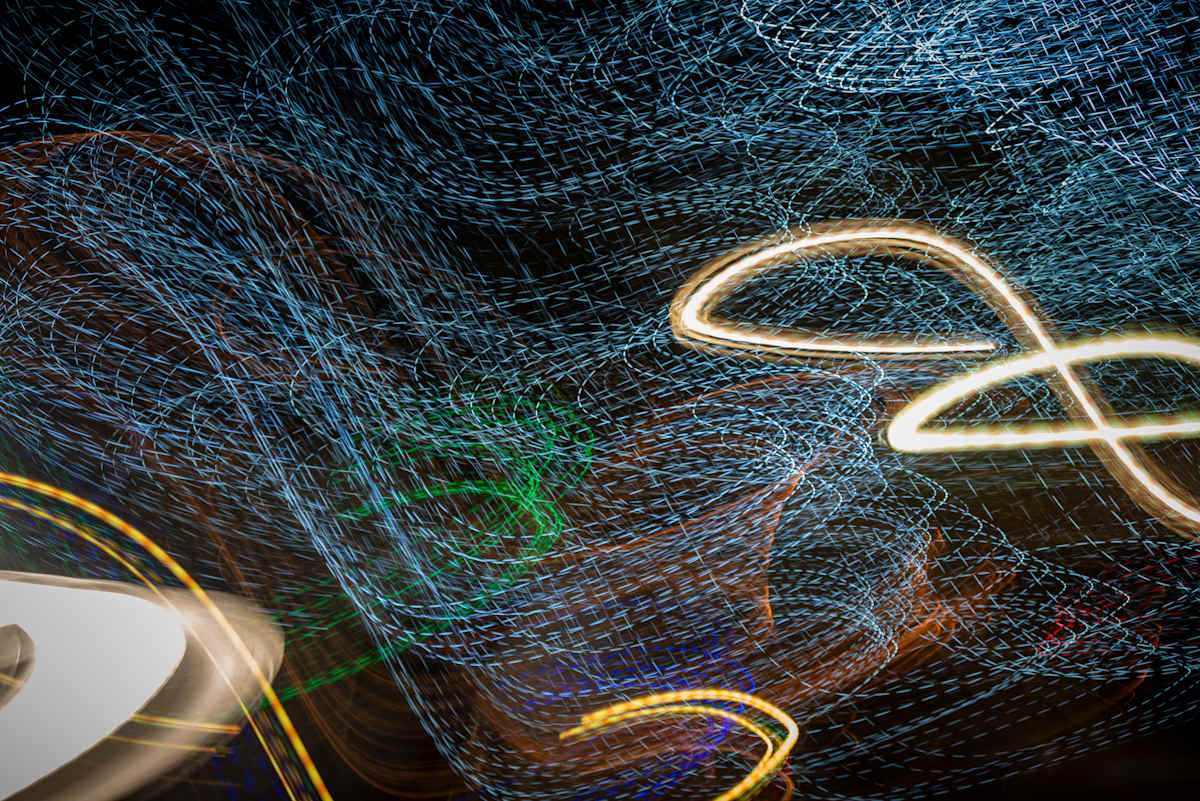 Rides at night by Kate Brogdon 