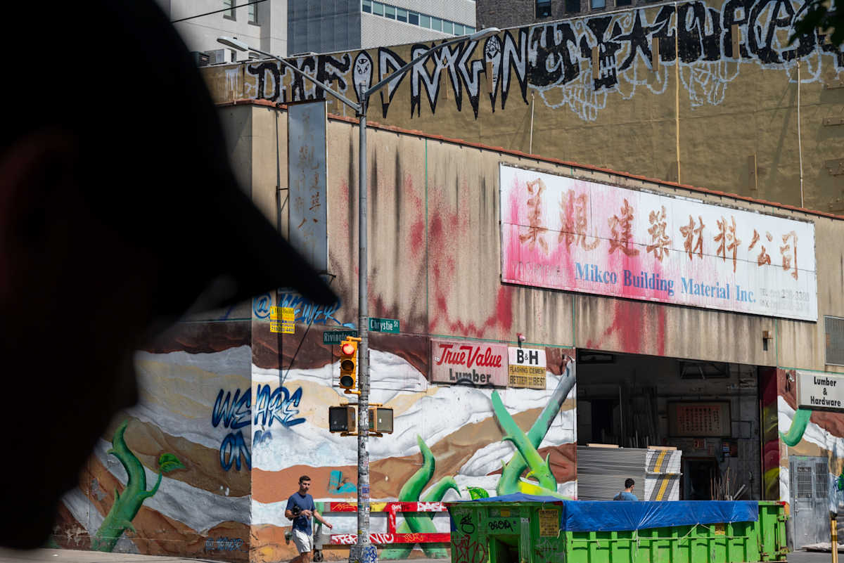 Bowery corner by Kate Brogdon 