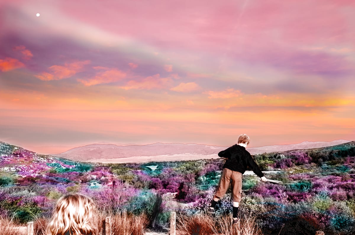 Kids and candy sunrise at Mataguay by Kate Brogdon 