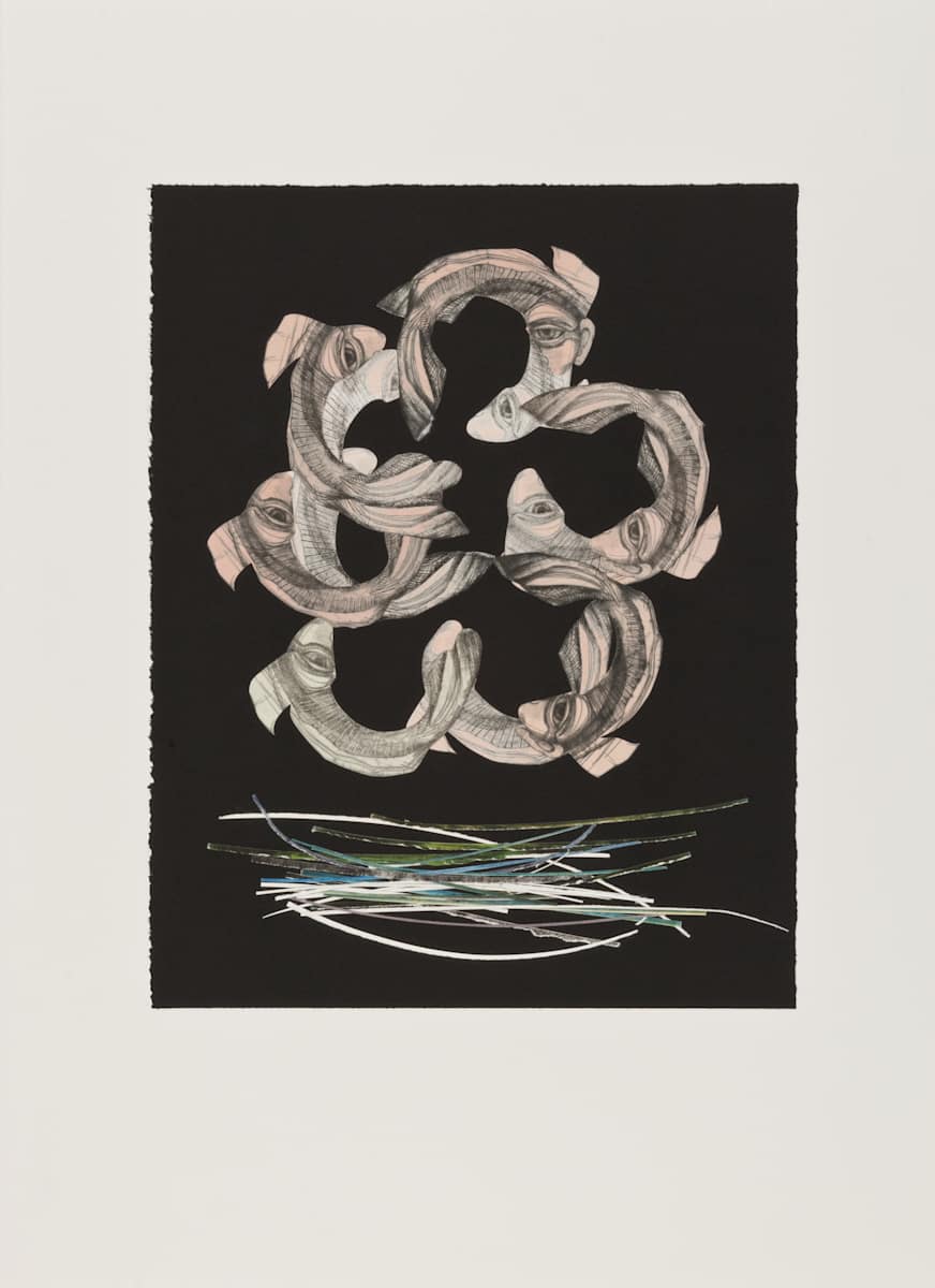 Vortex (Leaping Fishes) by Charles H. Stinson, Image 1.