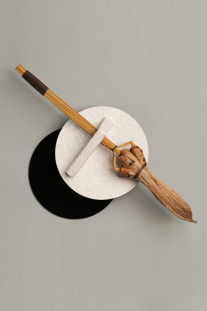 Wall Device #3 for painting messages on the other side by Charles H. Stinson 