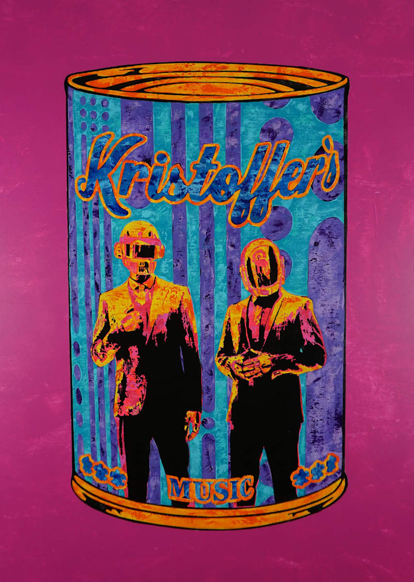 Daft Punk by Rudolf KRISTOFFER  Image: One of the pioneers of french house and electronic disco music