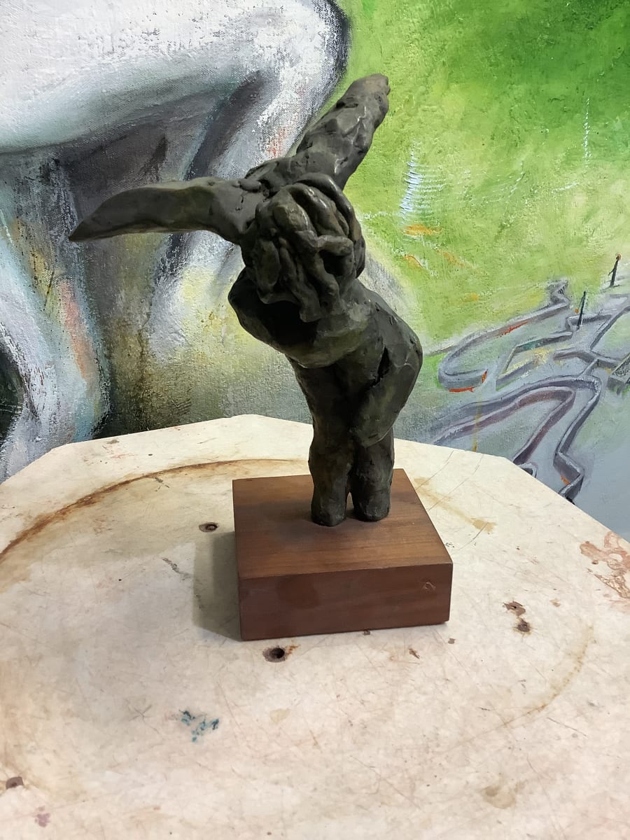 untitled (0013) by Mary Frank  Image: Bronze mounted on wood