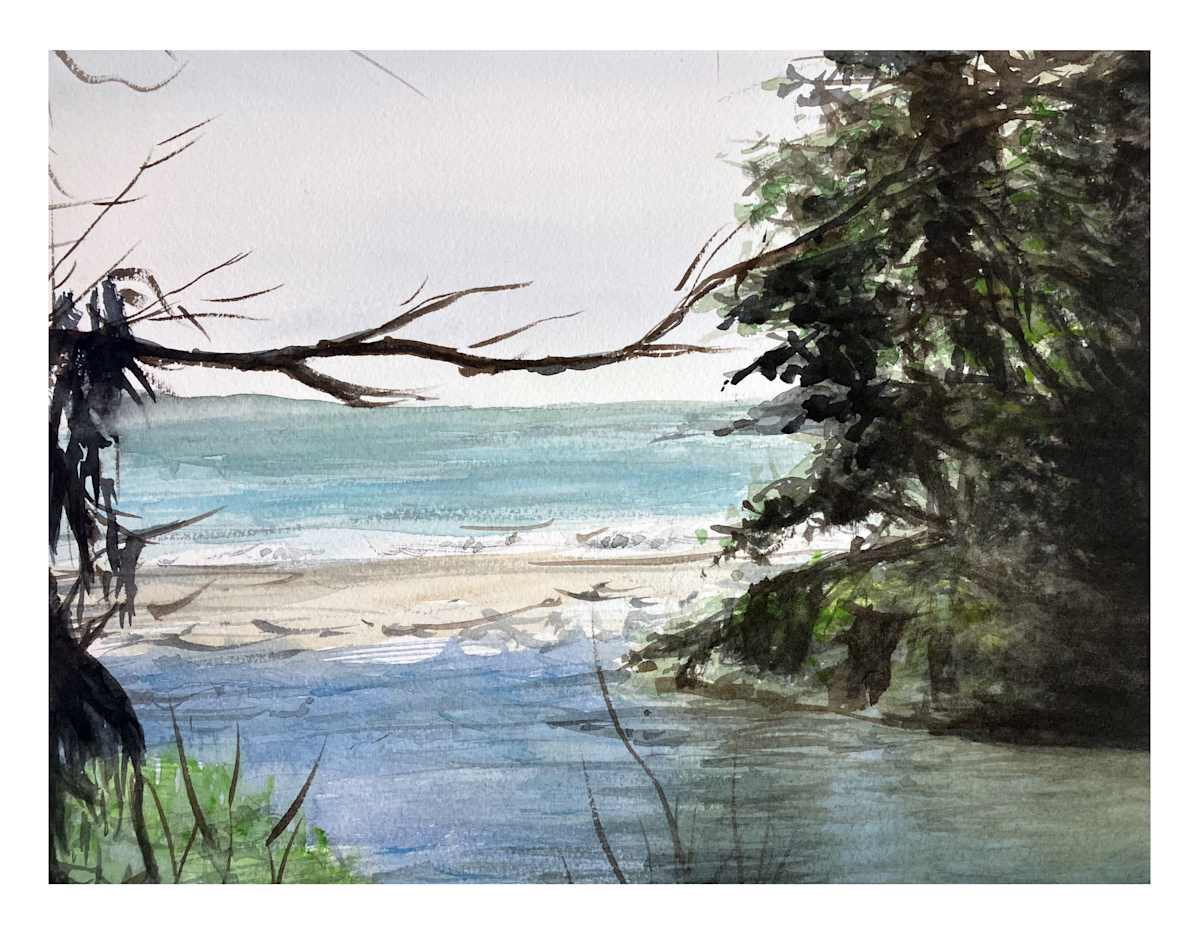 Branch Over Water by Ben Bull 
