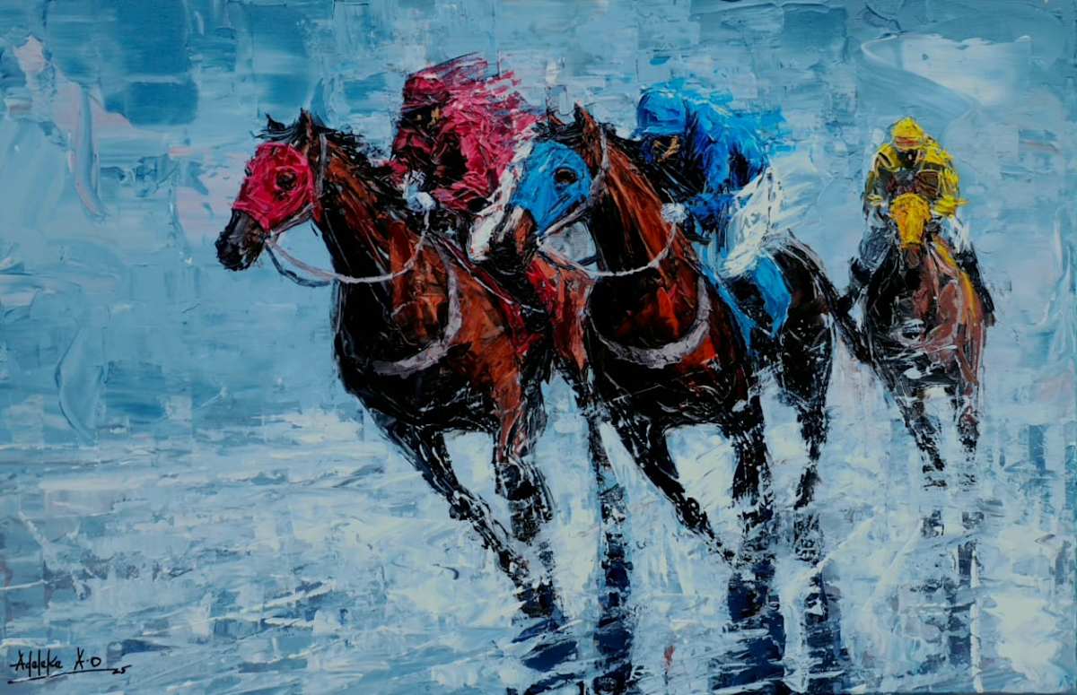Flight of the stallions by Akeem Adeleke, Image 1.