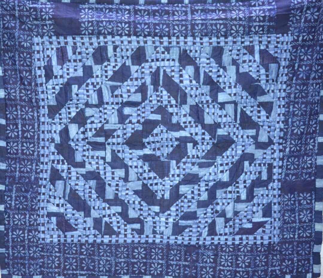 Adire Quilt 4 by Nike Okundaye, Image 7.