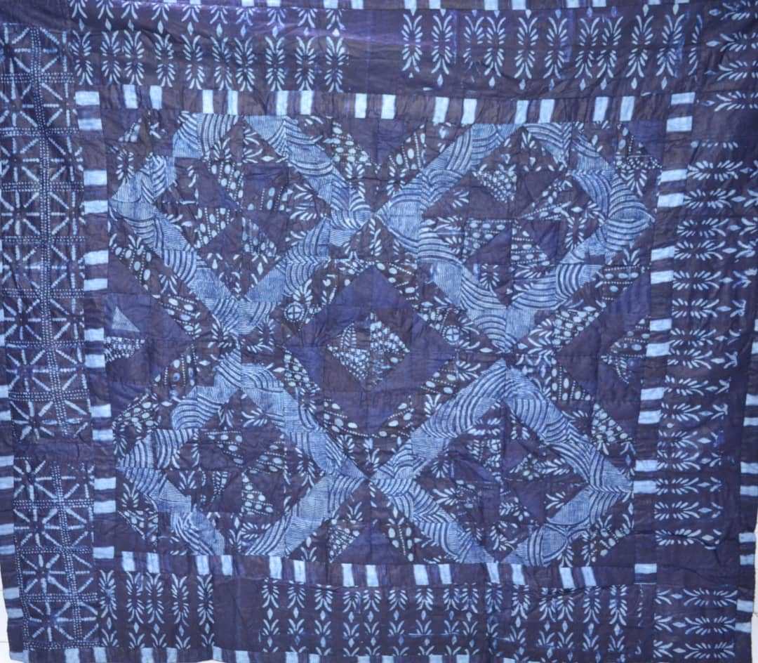 Adire Quilt 7 by Nike Okundaye, Image 4.