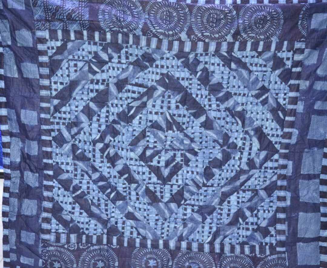 Adire Quilt 2 by Nike Okundaye, Image 9.