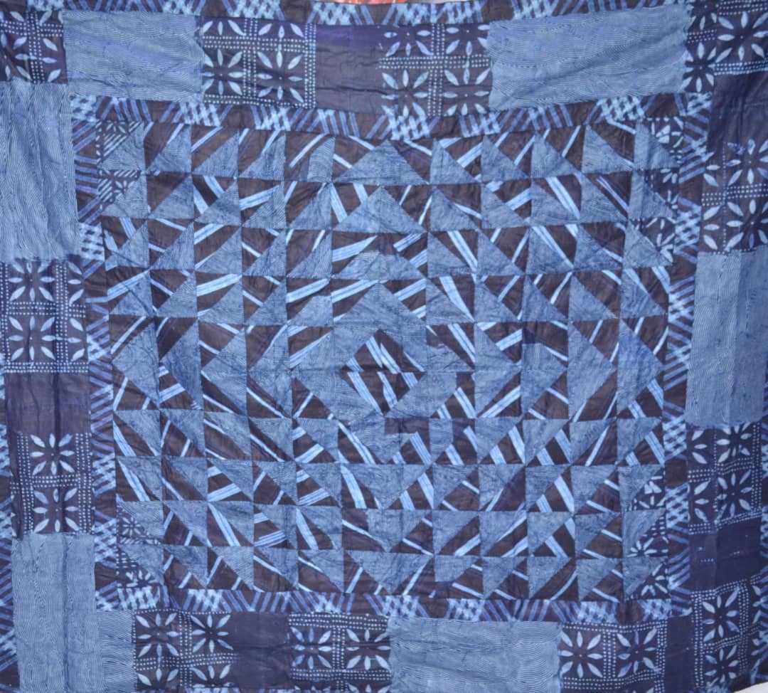 Adire Quilt 6 by Nike Okundaye, Image 5.