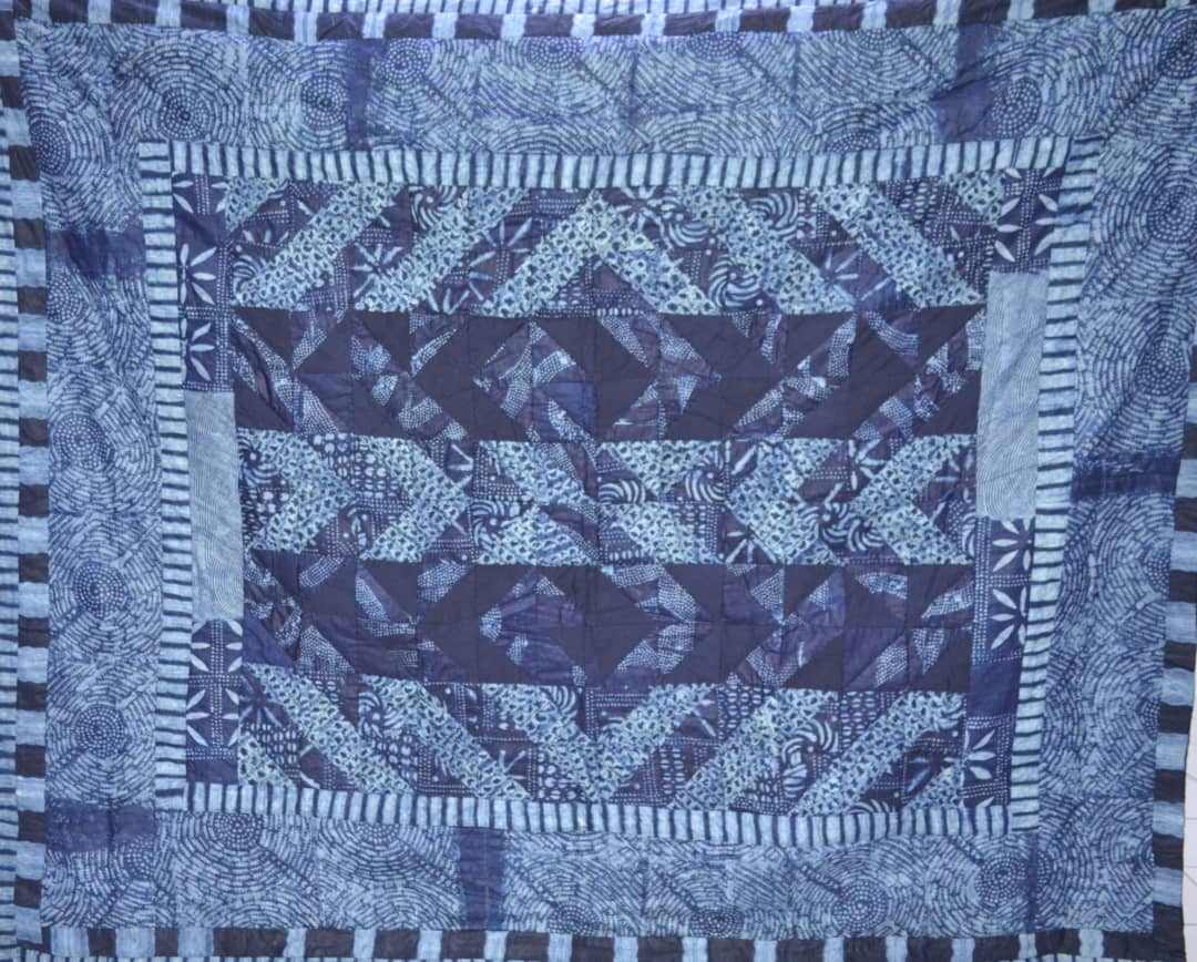 Adire Quilt 8 by Nike Okundaye, Image 3.