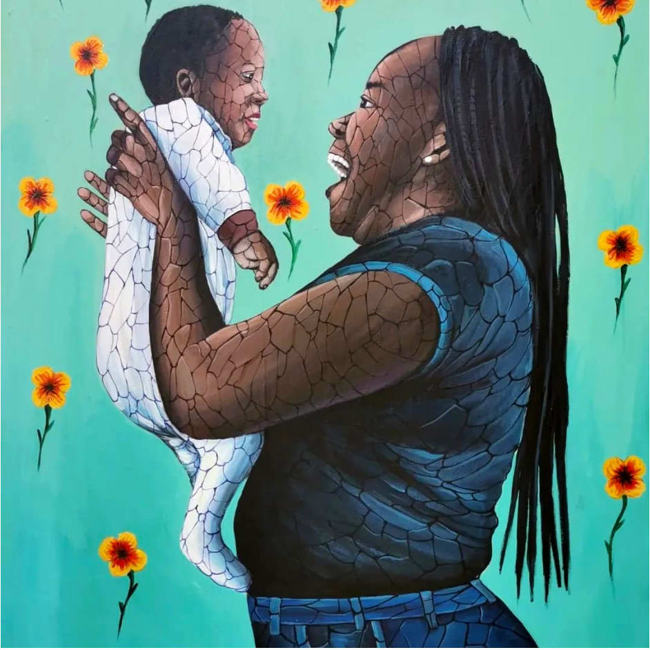 The Joy of Motherhood II by Nurudeen Alowonle 