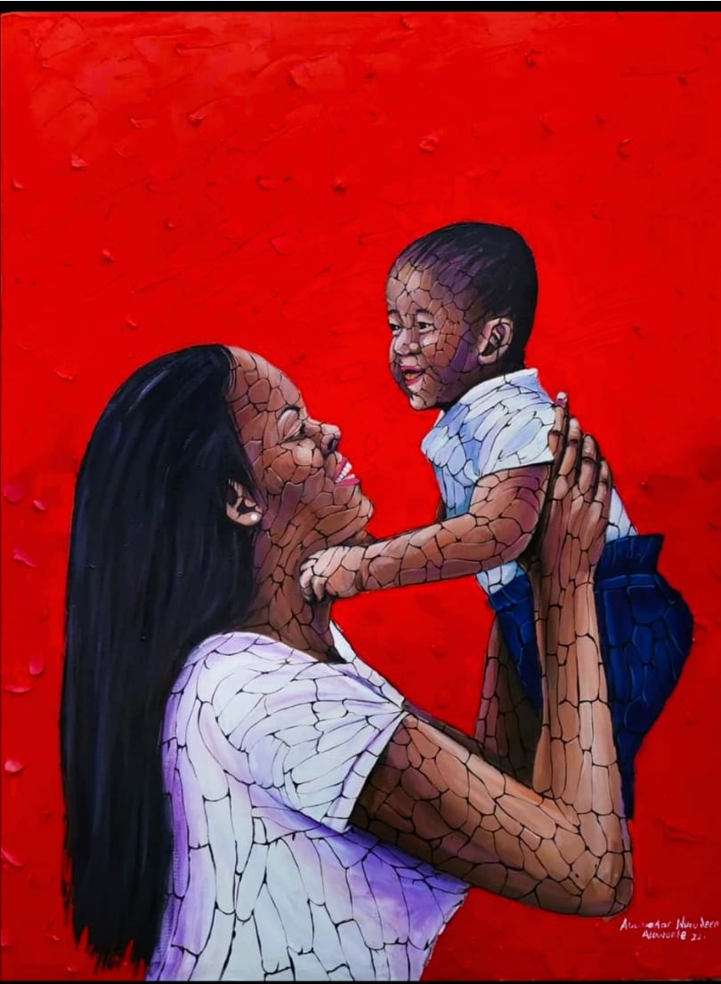 The Joy of Motherhood I by Nurudeen Alowonle 