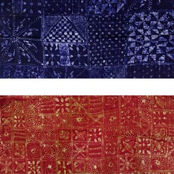 Adire - Batik Textile Series 3 by Femi Ologe 