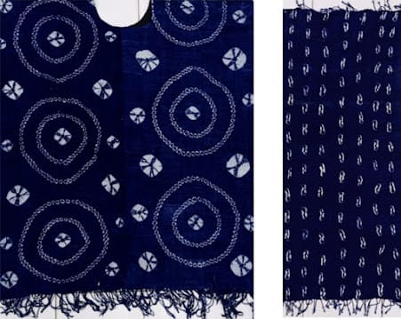 Adire - Hand-Tied Indigo Series by Femi Ologe 