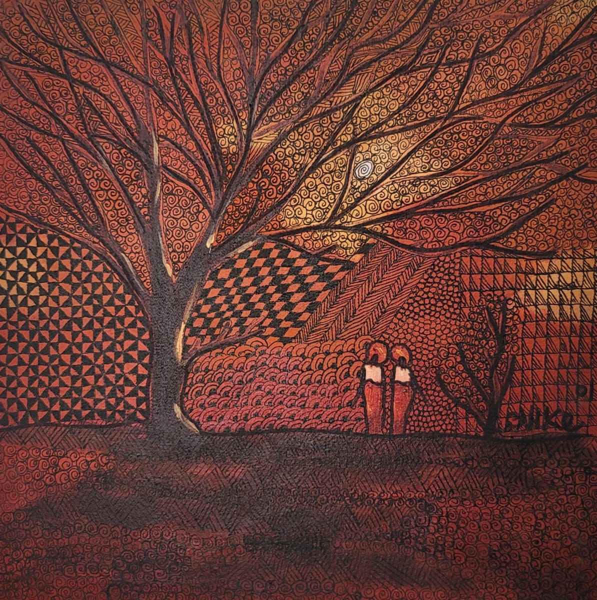 Village Series by Nike Okundaye 