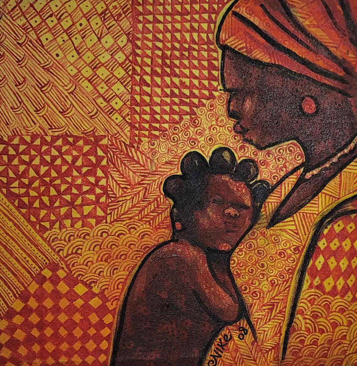 Motherhood by Nike Okundaye, Image 4.