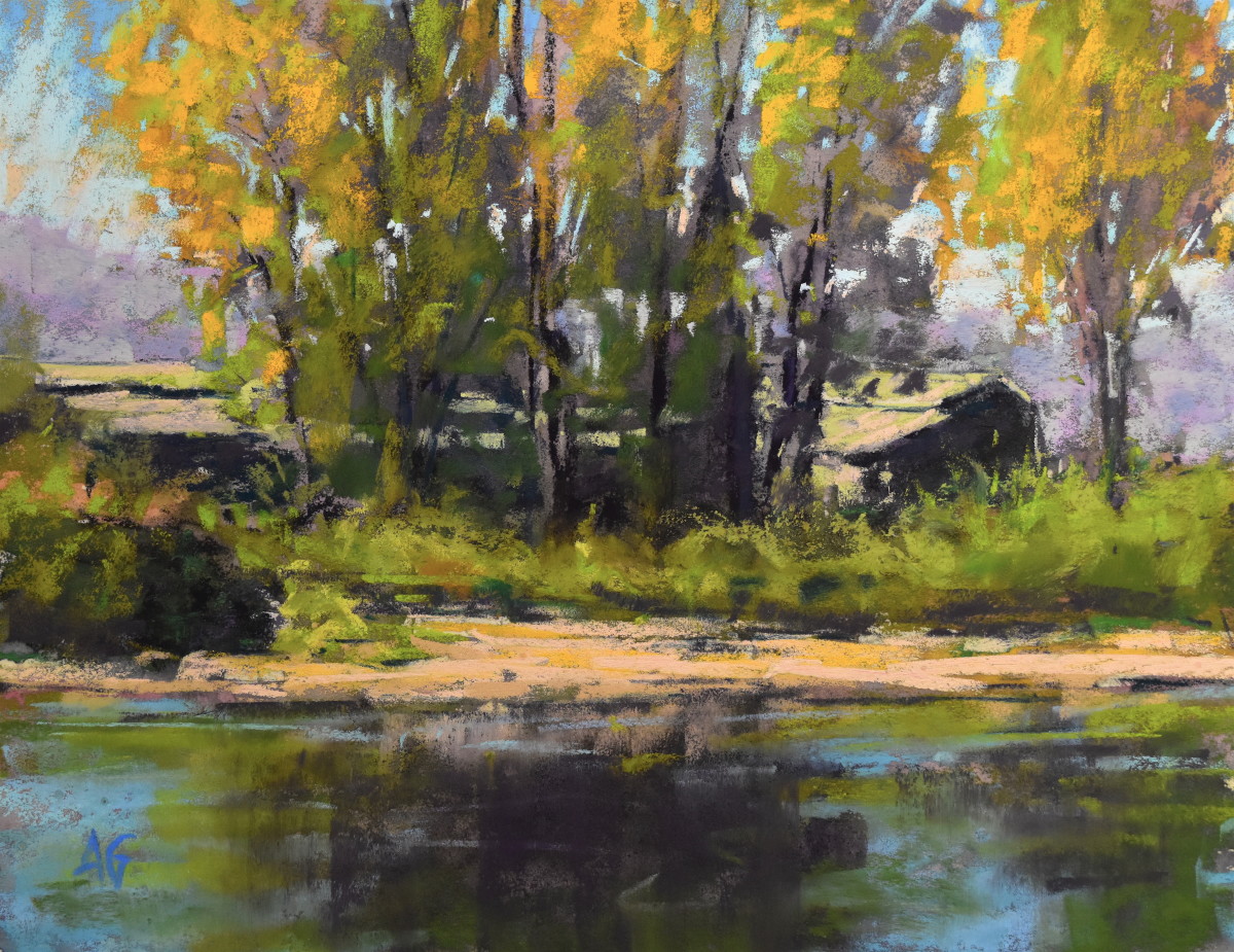 Across the river by Alejandra Gos 