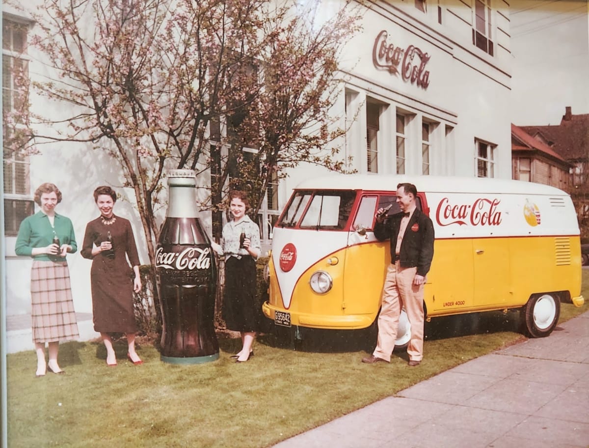The Adaptable VW Bus  Image: One of 10 views of VW buses adapted for various commercial purposes, circa 1970.