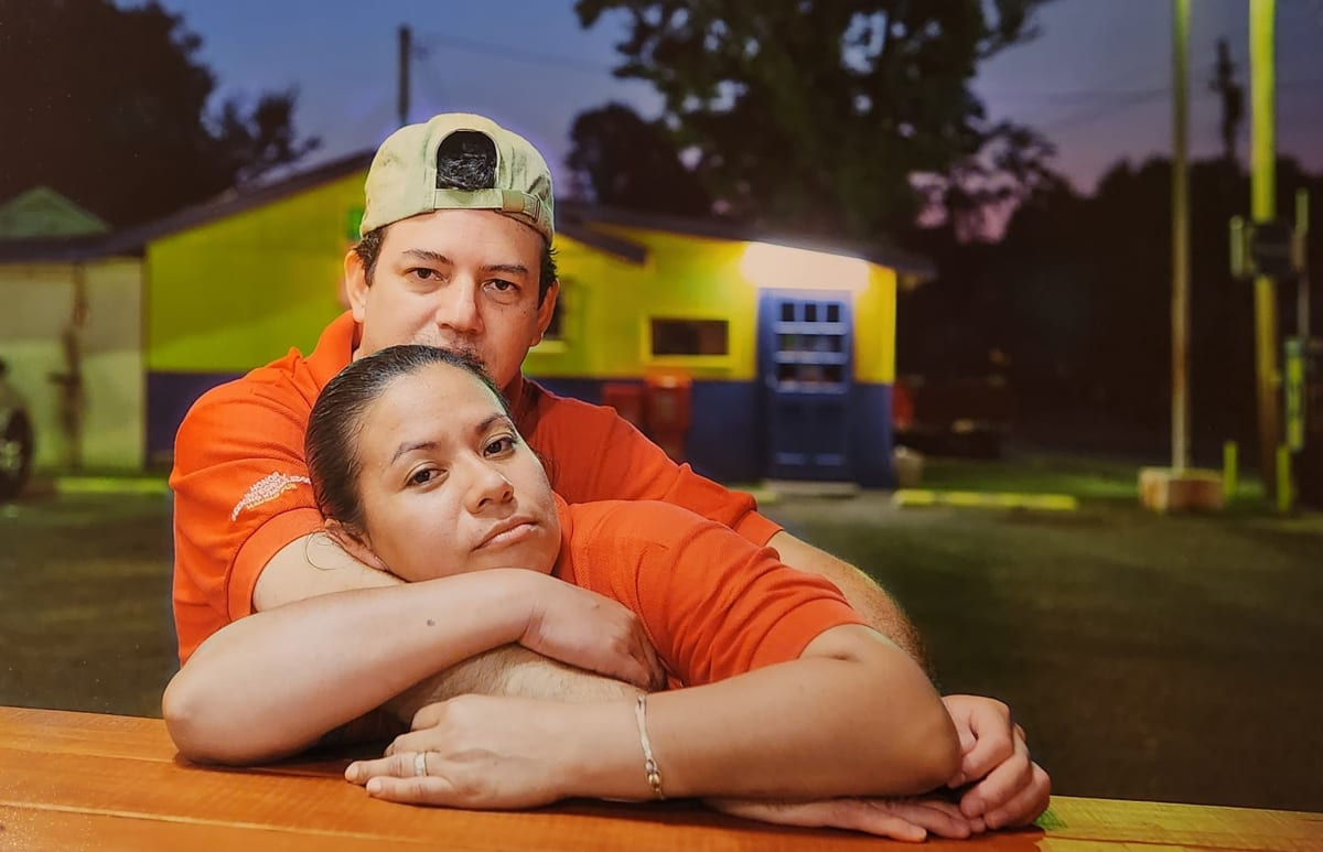 Mario and Irma at La Va Quita by Titus Brooks Heagins 