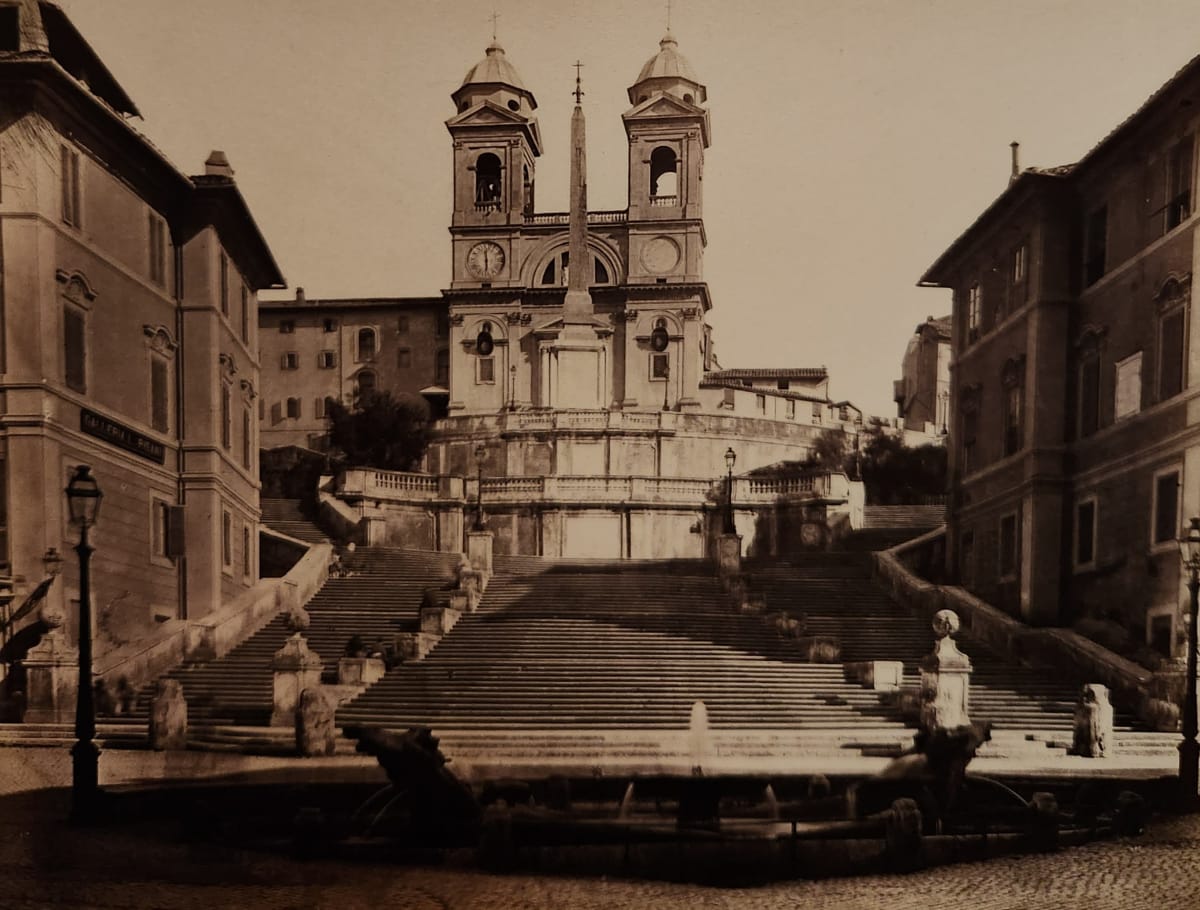 Spanish Steps, Rome, circa 1890 