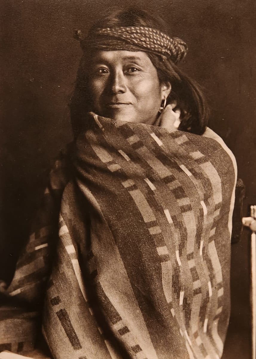 Portrait: Juan Pechero, Koy-Yai, 1914 by Carl Moon  Image: Juan Pechero, "One eyed man of San Felipe".
Carl Moon Studio, Pasadena Cal.