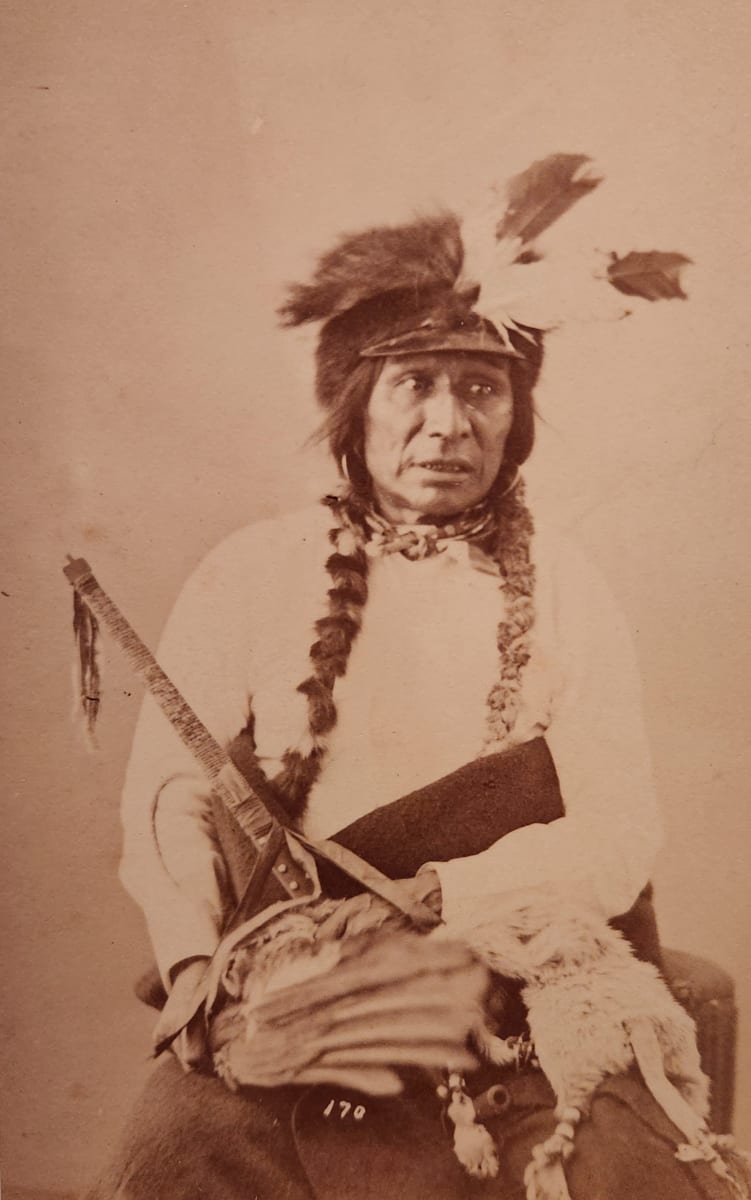Portrait: Wa-Kan'-Du'-ta, "Red Thunder", Alexander Gardner, 1872 by Alexander Gardner  Image: One of portrait series by Alexander Gardner of Tribal Delegations to Federal Government. 1872 