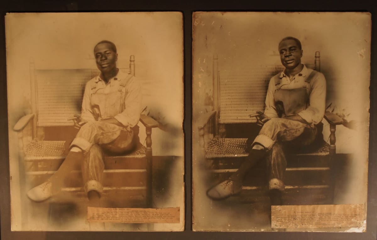 Memorial photograph diptych in NC 