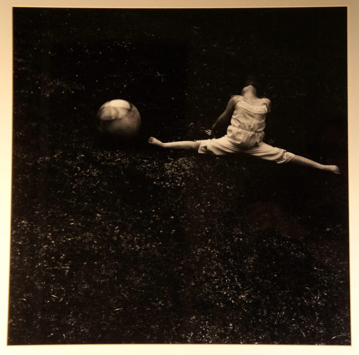 Girl on Hillside with Ball by Debbie Caffrey 