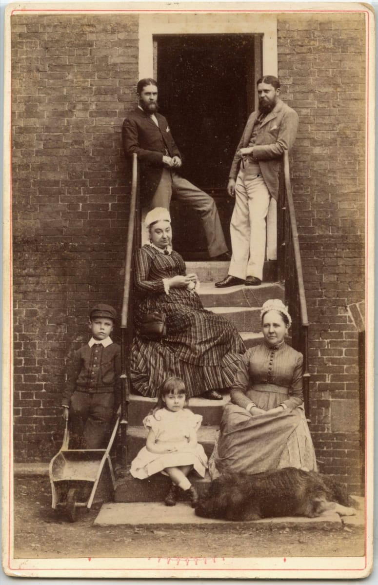 English Family Portrait  Image: Documentary style portrait, family in-situ.