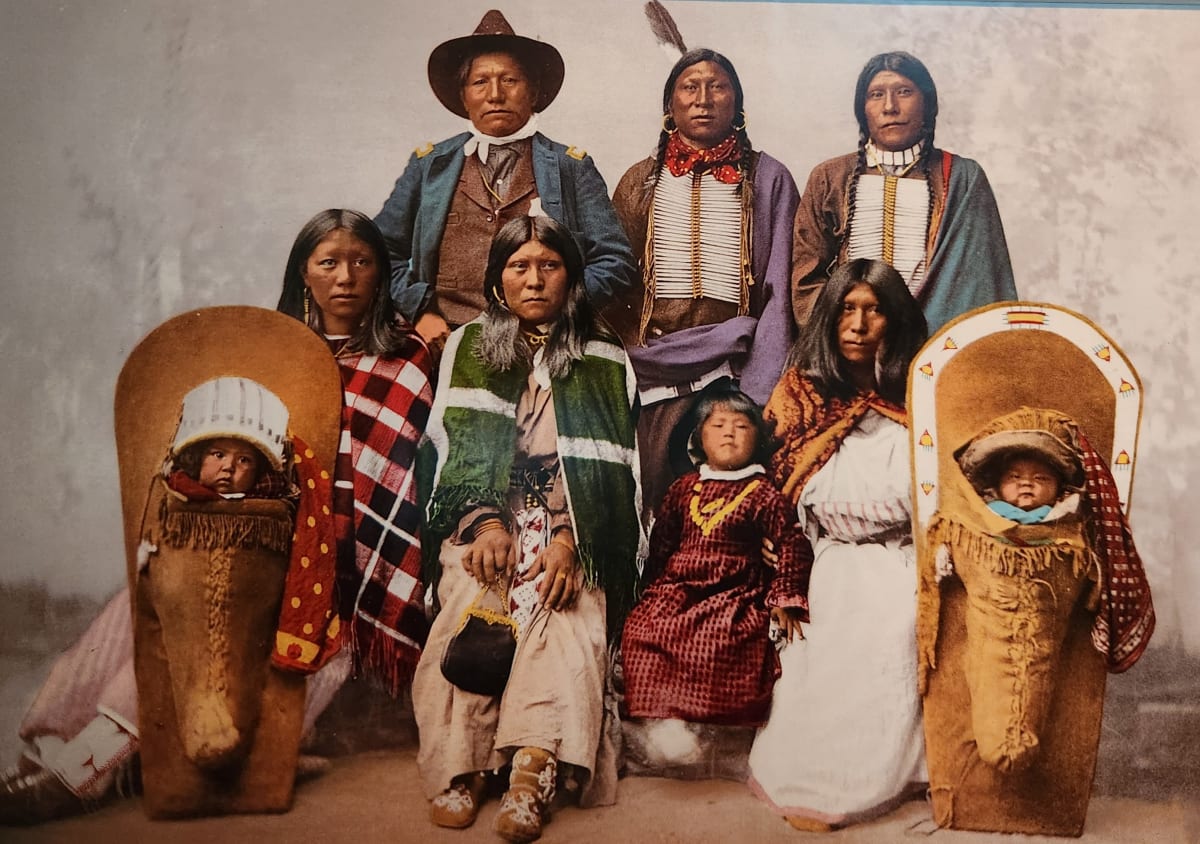 "Ute Chief Sevara and Family", Detroit Publishing Co. 