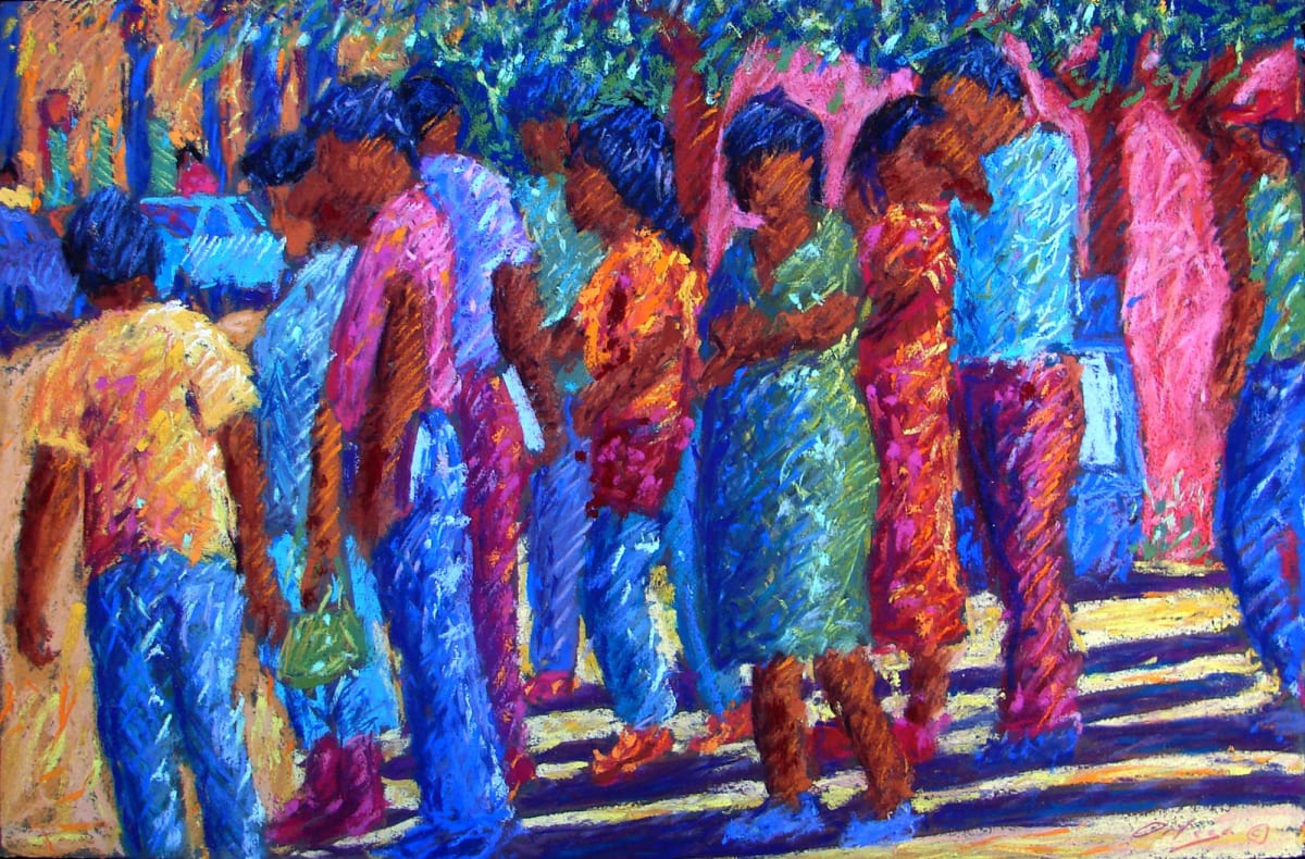 Estudiantes a la Esquina ** by Tony Ortega 