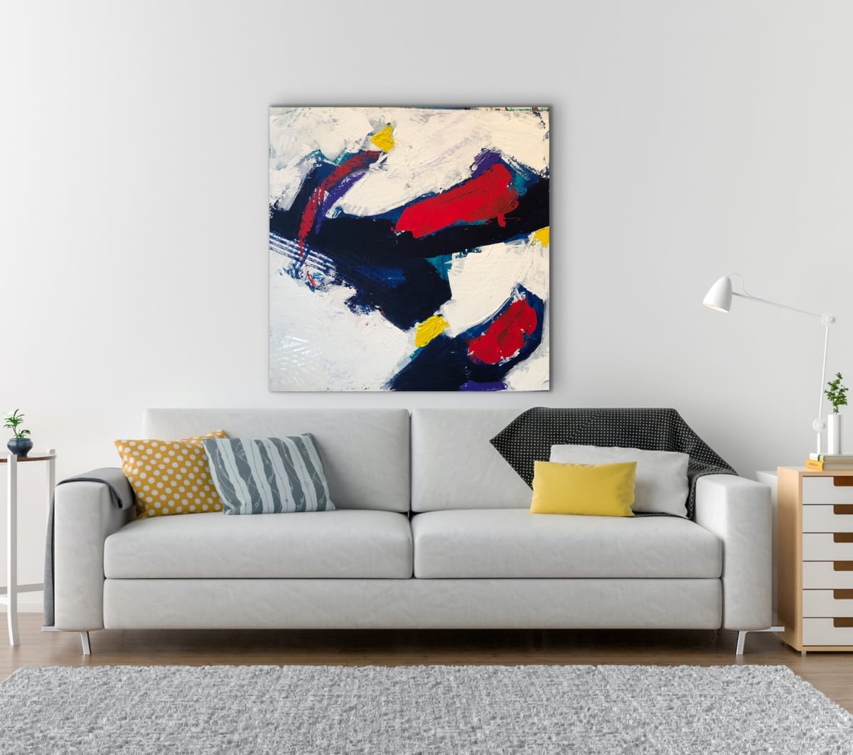 Jester 36 x 36 by Sandra chu 