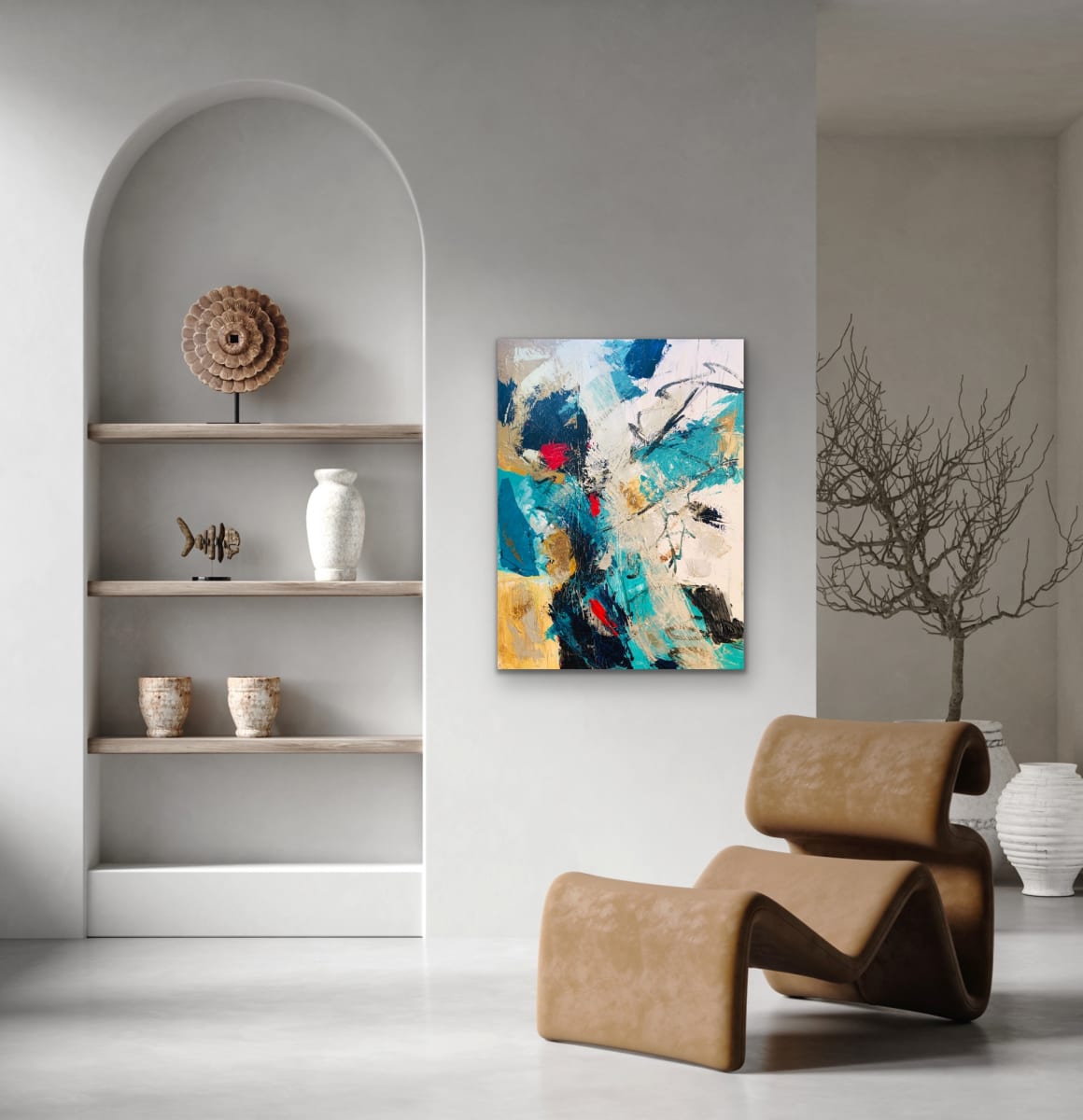 Exuberance 40 x 30 by Sandra chu, Image 1.