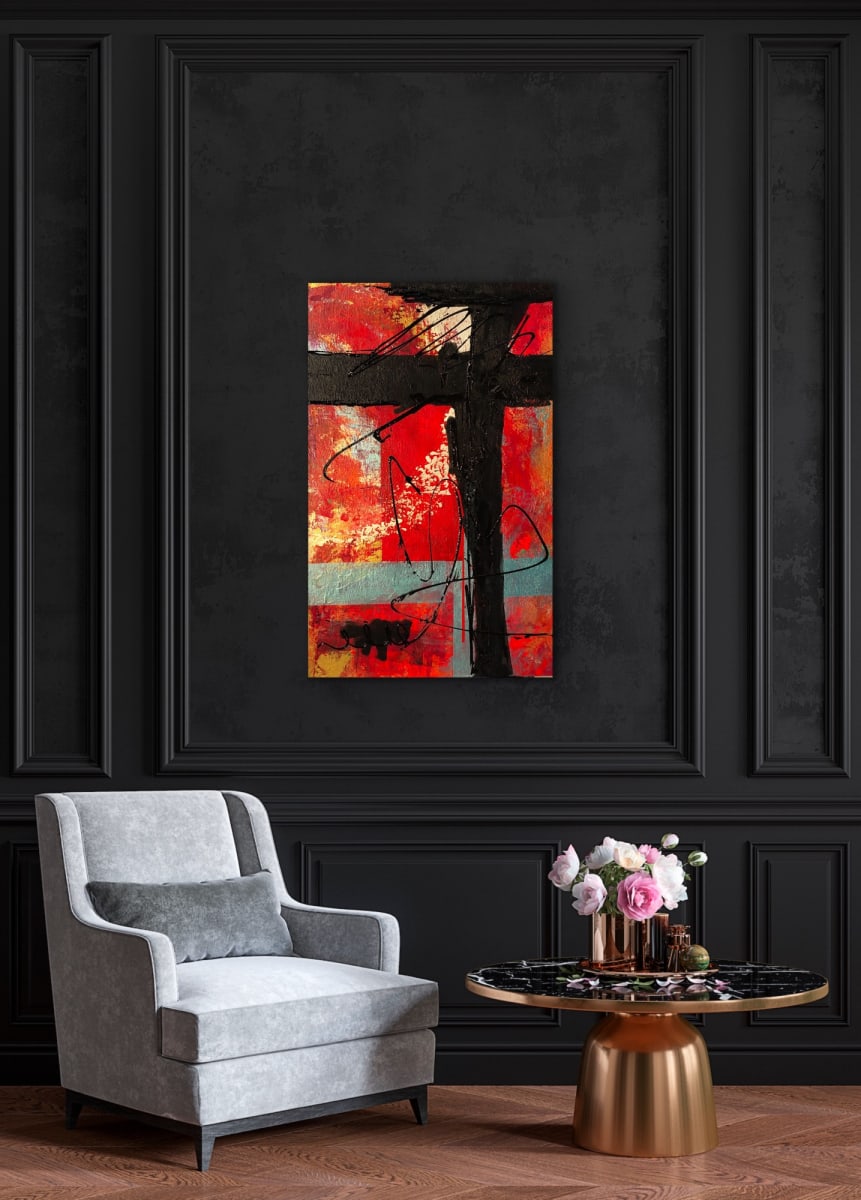 Enlightenment 29 x 44 by Sandra E Chu 