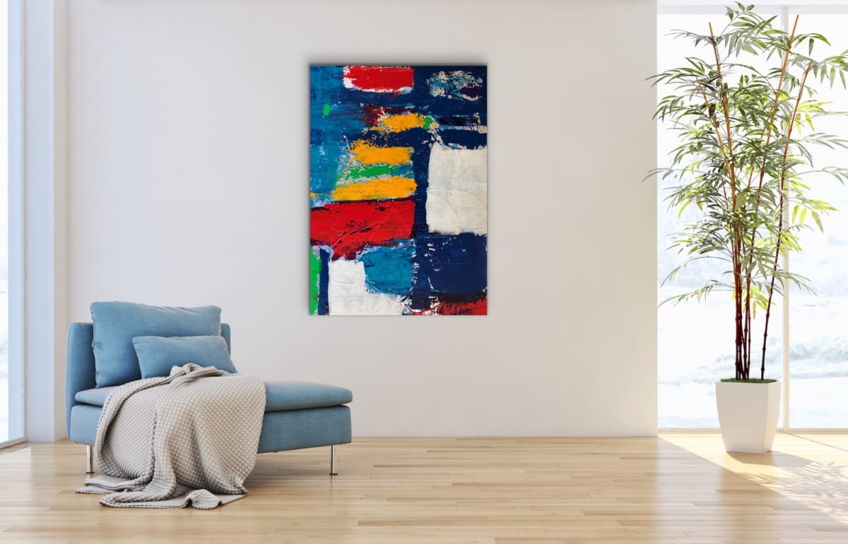 Fun at night 40 x 30 by Sandra E Chu 