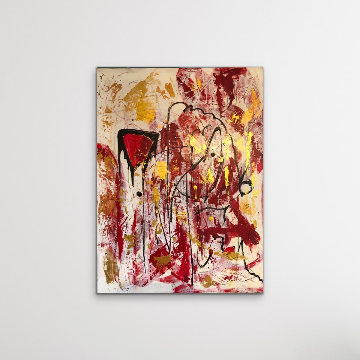 Red Kite Flying II 48 x36 by Sandra chu 