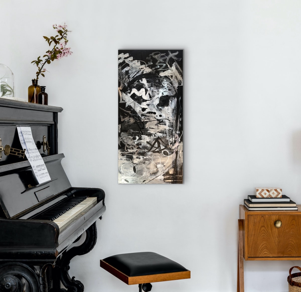 Cutting Loose II 24 x 48 by Sandra E Chu 