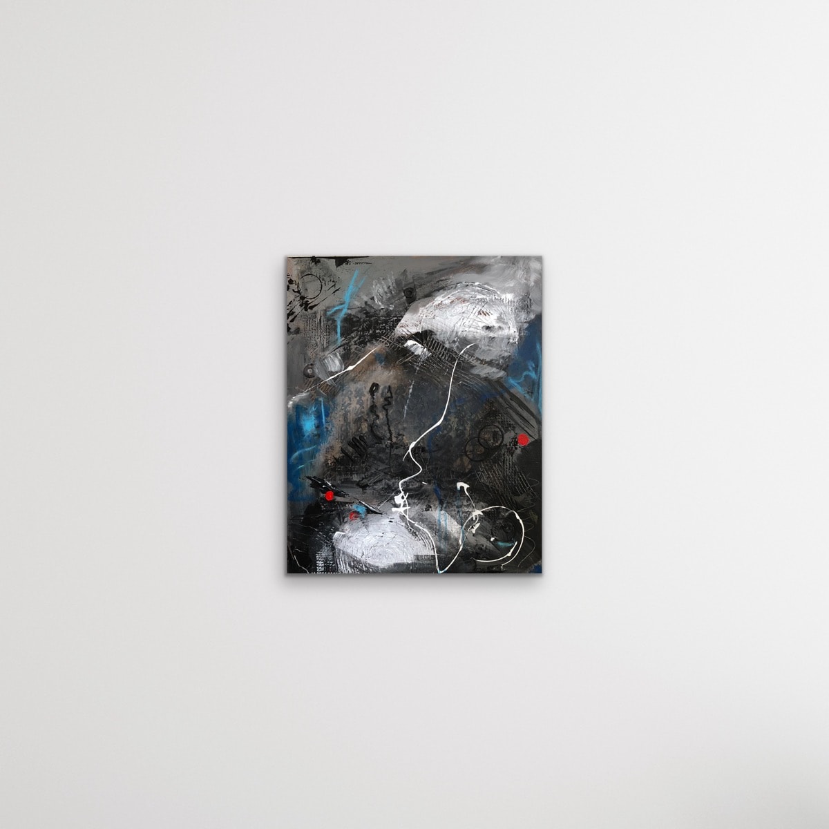 Blue Shimmer 30 x 24 by Sandra chu 