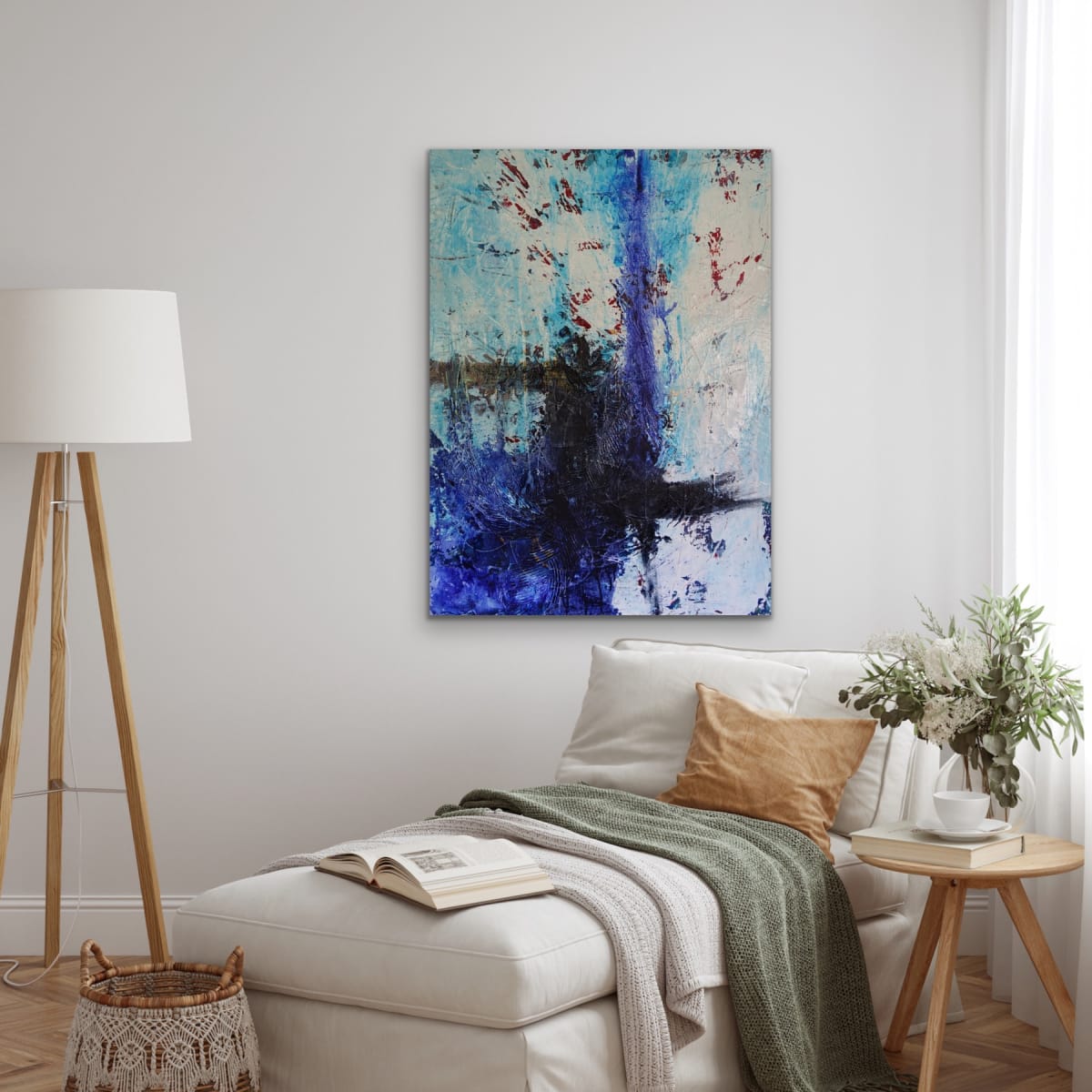 Up in the Air 40 x 30 by Sandra E Chu 