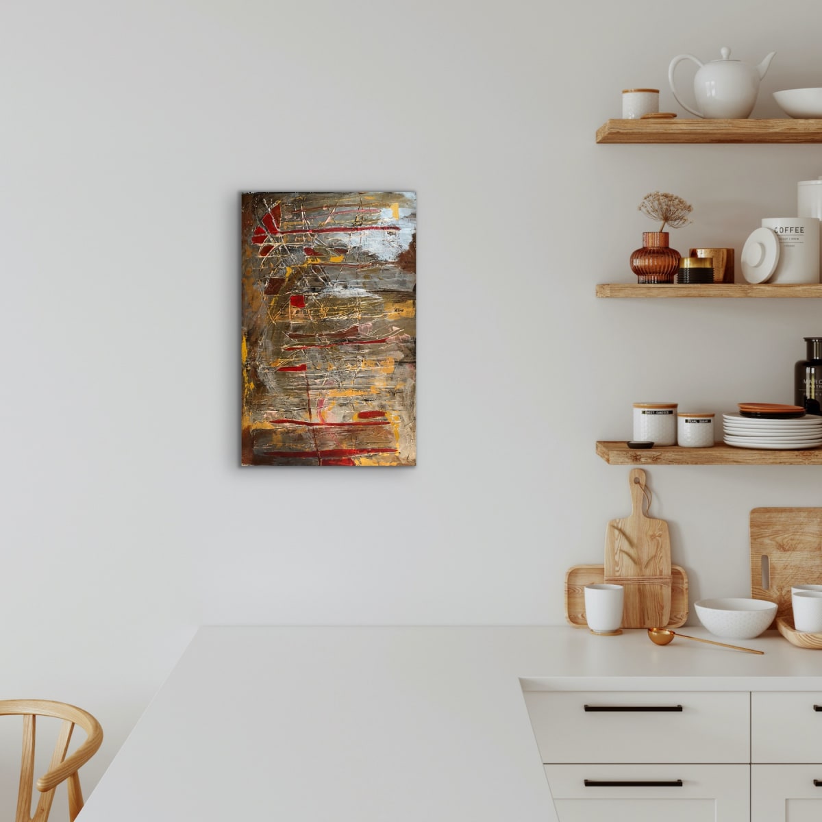 Improv 24 x 36 by Sandra E Chu 