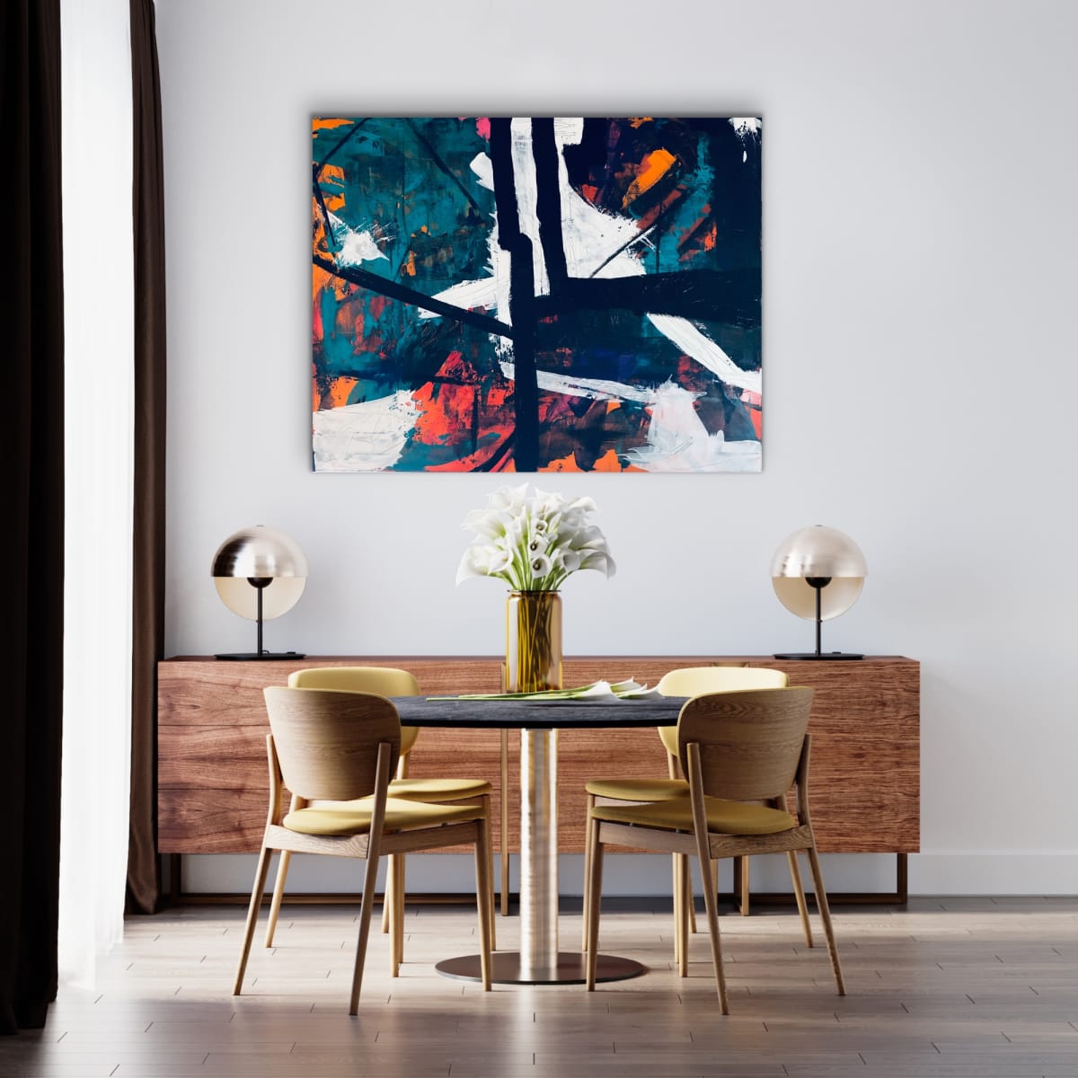 Choices 48x 60 by Sandra E Chu 