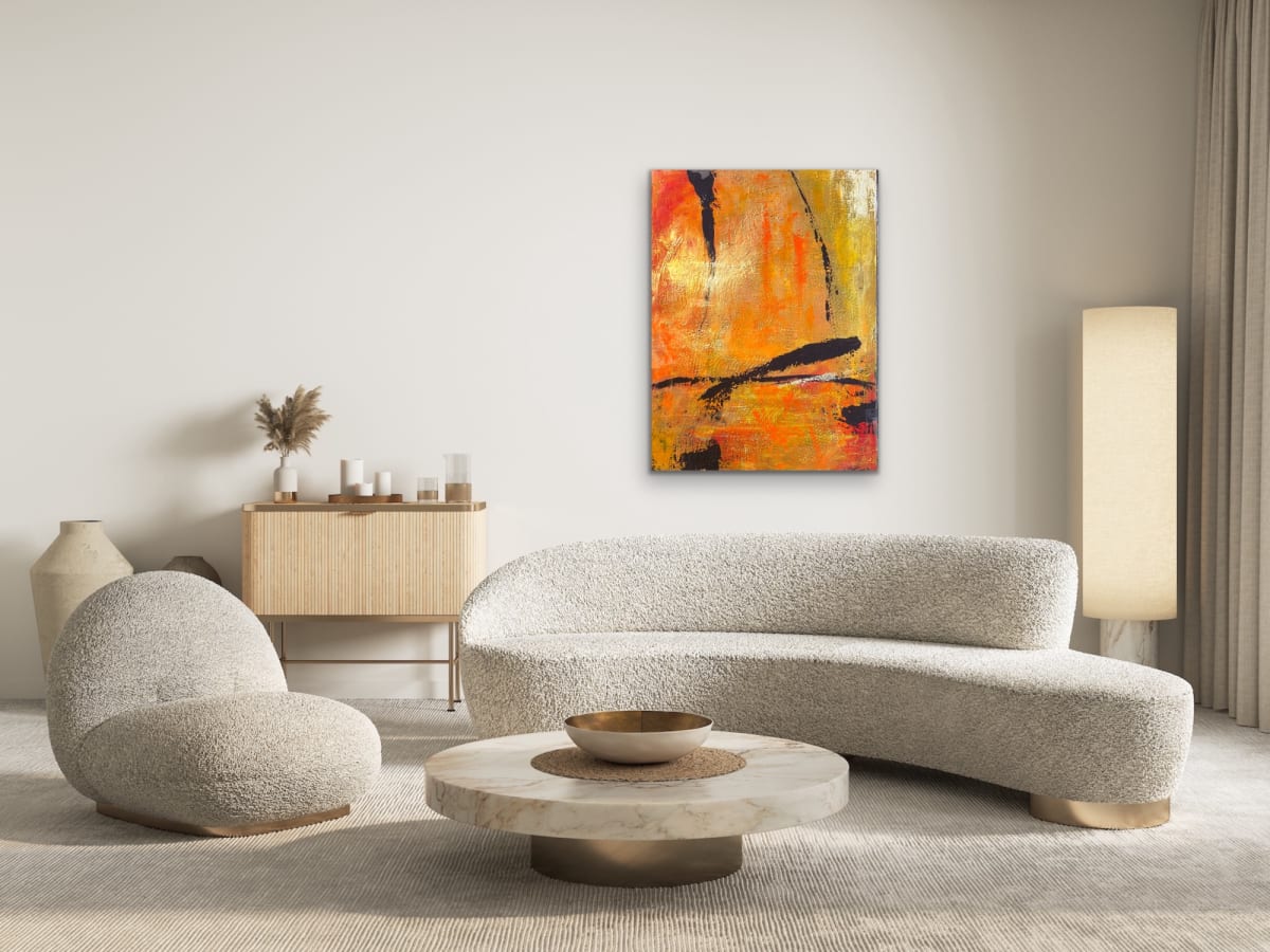 Fish N Whistle 40 x 30 by Sandra E Chu 