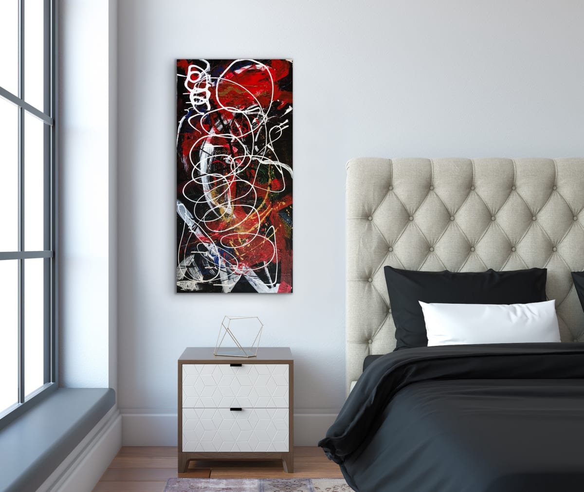 Unraveling 24 x 48 Sold by Sandra E Chu, Image 1.